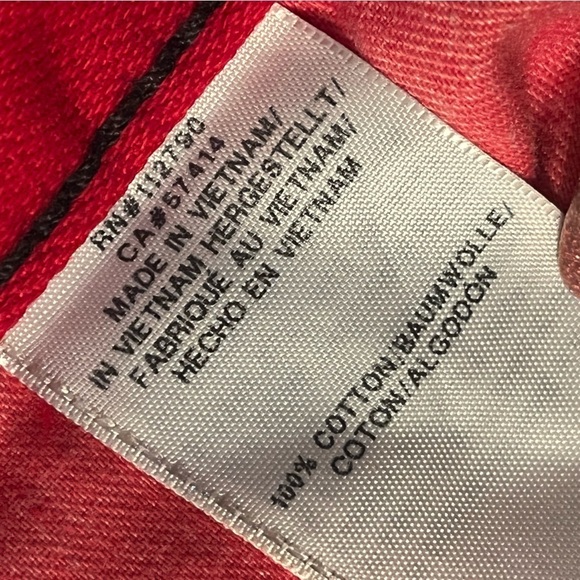 True Religion Red Mens Motto Denim Jeans Sz 32 Red Straight Leg - Picture 13 of 13